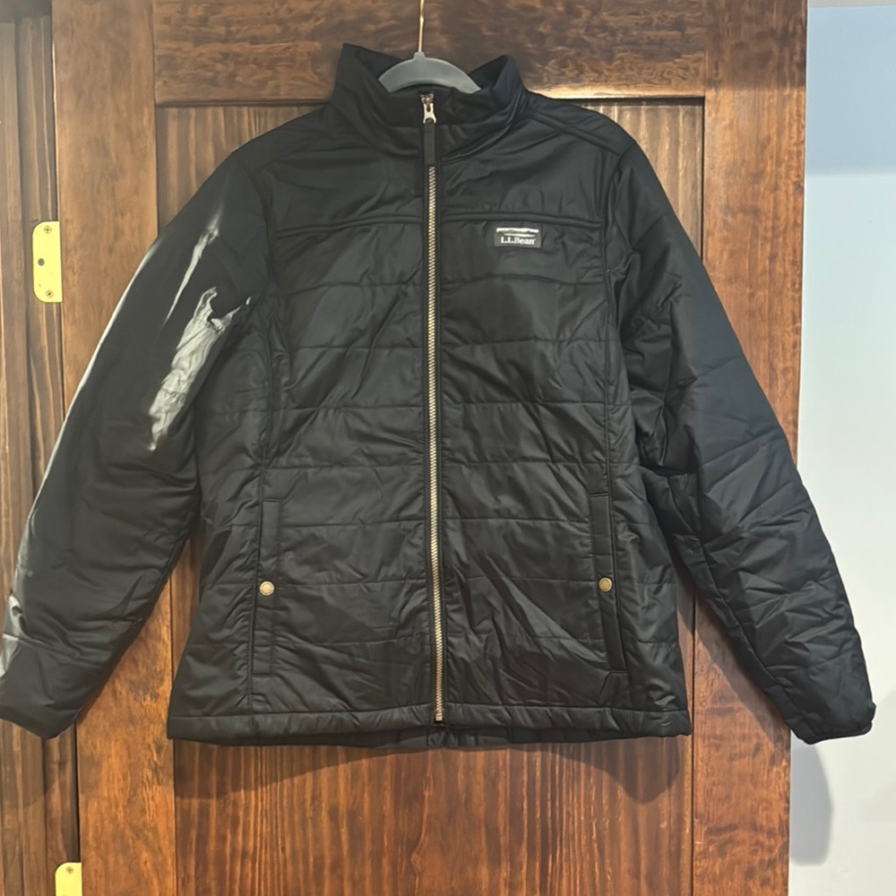 L.L. Bean Black Quilted Puffer Jacket